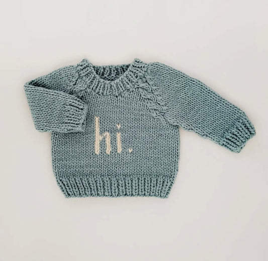 ‘HI’ sweater